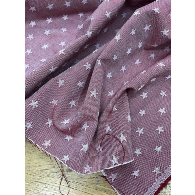 画像5: 生地：綿100％星柄ジャガード（赤）