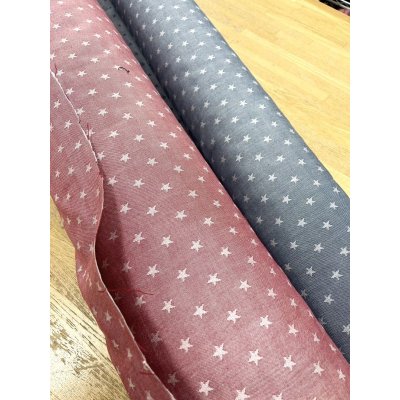 画像8: 生地：綿100％星柄ジャガード（赤）