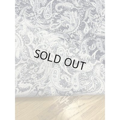 画像3: 生地： ペイズリー柄コットン100％（白／紺）