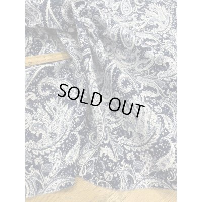 画像5: 生地： ペイズリー柄コットン100％（白／紺）