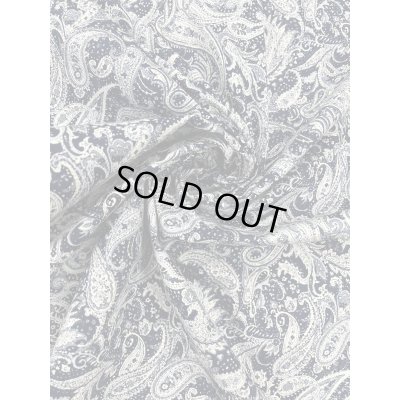 画像6: 生地： ペイズリー柄コットン100％（白／紺）