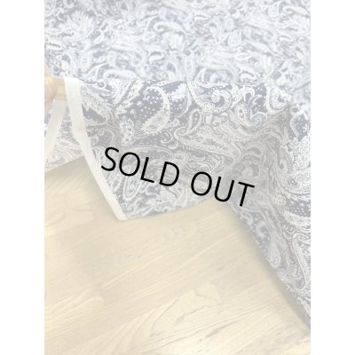 画像7: 生地： ペイズリー柄コットン100％（白／紺）