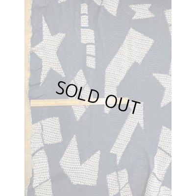 画像1: 生地：綿100％ジャガード織りニット（紺）