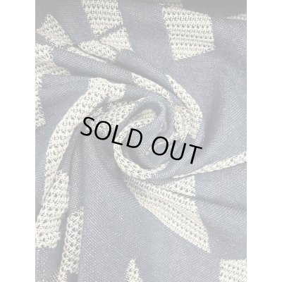 画像5: 生地：綿100％ジャガード織りニット（紺）