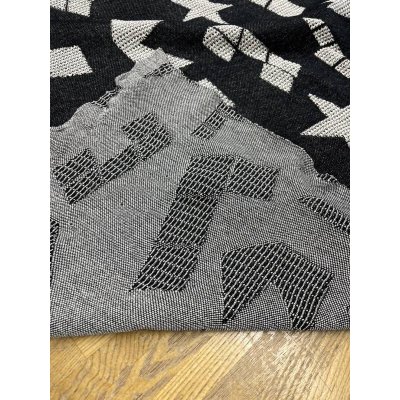 画像3: 生地：綿100％ジャガード織りニット（黒）