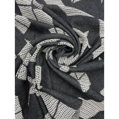 画像6: 生地：綿100％ジャガード織りニット（黒）