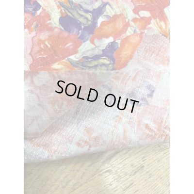 画像4: 生地：綿100％花柄プリント（赤）