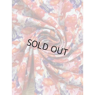 画像6: 生地：綿100％花柄プリント（赤）