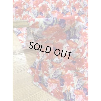 画像7: 生地：綿100％花柄プリント（赤）