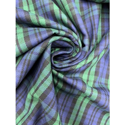 画像5: 生地：綿100%厚手タータンチェック（緑青紺）