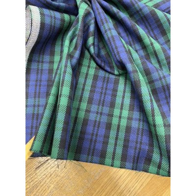 画像6: 生地：綿100%厚手タータンチェック（緑青紺）