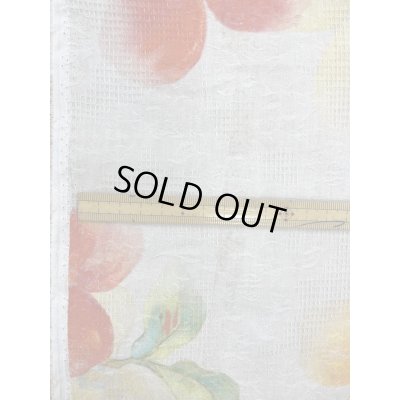 画像2: 生地：綿100％BIGフラワー柄プリント（薄グレー）