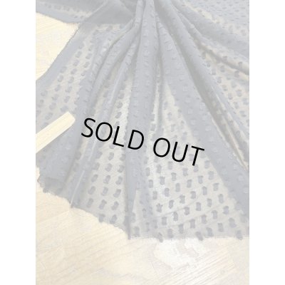 画像5: 生地：スクエア柄カットボイルシフォン（黒）