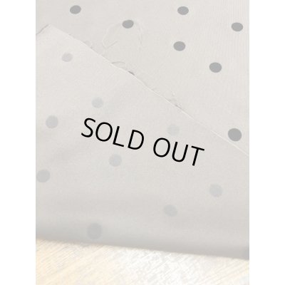 画像3: 生地：水玉フロッキー加工（ベージュ／黒）