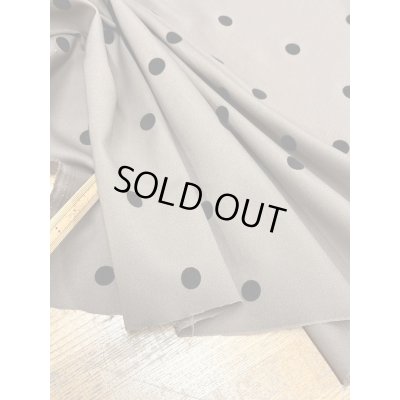 画像5: 生地：水玉フロッキー加工（ベージュ／黒）