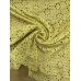 画像6: 生地：綿ポリ花柄刺繍レース（黄色）