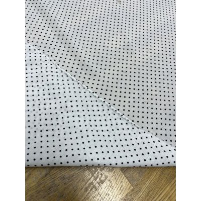 画像3: 生地：ポリエステル100％水玉柄プリント（白／黒）