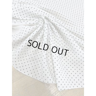 画像5: 生地：ポリエステル100％水玉柄プリント（白／黒）