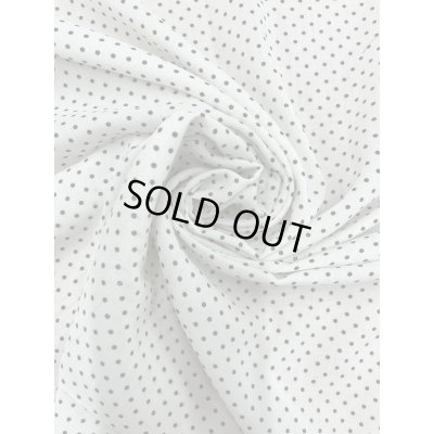 画像6: 生地：ポリエステル100％水玉柄プリント（白／黒）