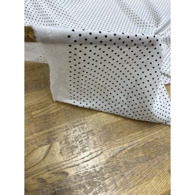 画像7: 生地：ポリエステル100％水玉柄プリント（白／黒）