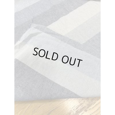 画像3: 生地:綿100%3色太ボーダー柄ダンガリー