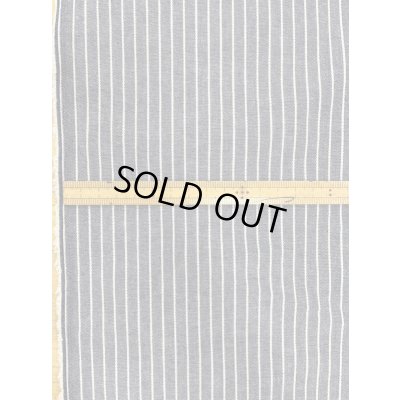 画像2: 生地：綿100％ピンストライプ柄ダンガリー（紺／白）