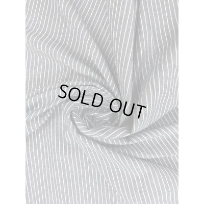 画像6: 生地：綿100％ピンストライプ柄ダンガリー（紺／白）