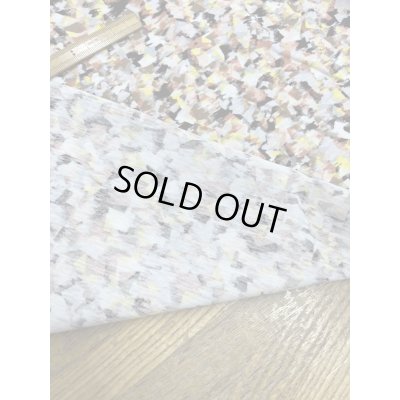 画像3: 生地：綿100％ペイント風プリントニット（白／茶オレンジ）