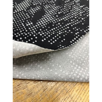 画像4: 生地：ポリエステル100％2wayランダムドット柄ニット（黒／グレ―）