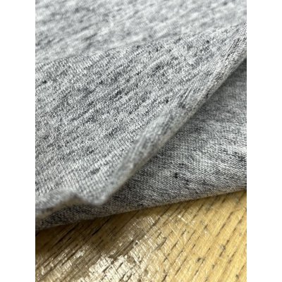 画像4: 生地：綿100％ツブツブ霜降り天竺ニット（グレー）