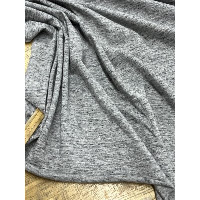 画像5: 生地：綿100％ツブツブ霜降り天竺ニット（グレー）