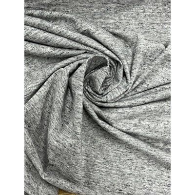 画像6: 生地：綿100％ツブツブ霜降り天竺ニット（グレー）