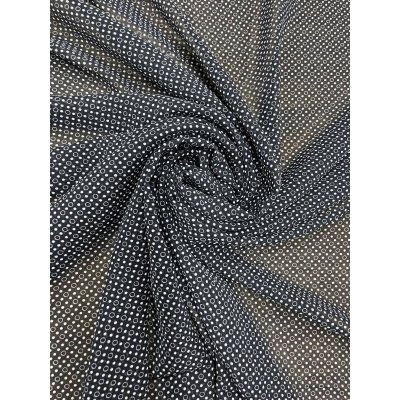 画像7: 生地：リング水玉柄シフォン（黒／白）