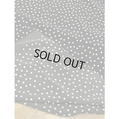 画像3: 生地：水玉柄ポリエステル100％（黒／生成）