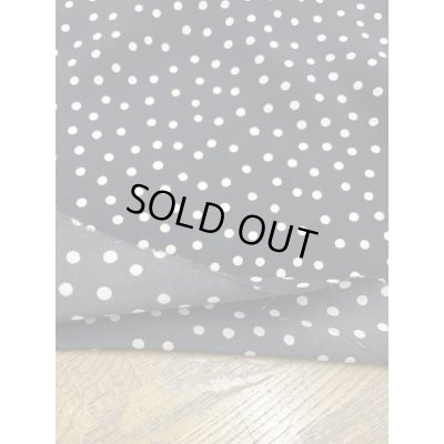 画像4: 生地：水玉柄ポリエステル100％（黒／生成）