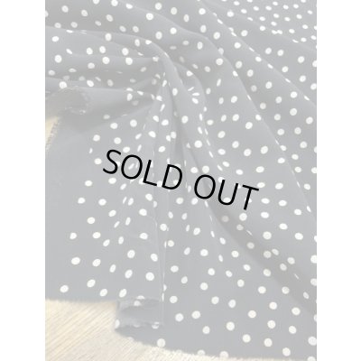 画像5: 生地：水玉柄ポリエステル100％（黒／生成）