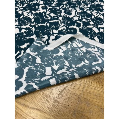 画像3: 生地：水玉織に花柄プリントポリエステル（緑）75cmパネル