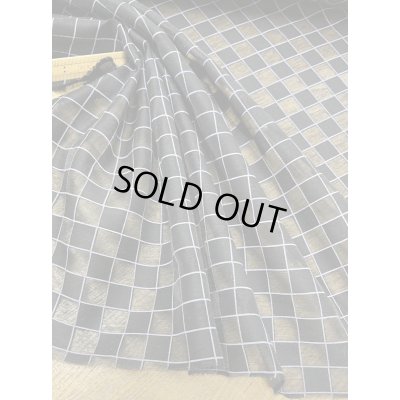 画像5: 生地：ポリエステル100％シアー素材格子柄（黒）