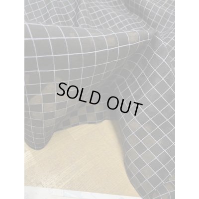 画像6: 生地：ポリエステル100％シアー素材格子柄（黒）