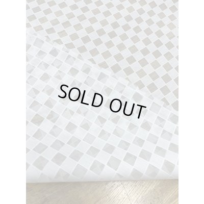 画像3: 生地：ポリエステル100％シアー素材格子柄（白）