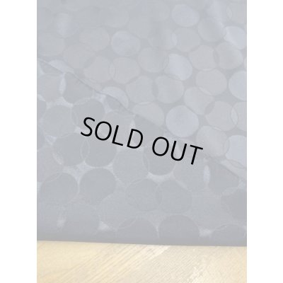 画像3: 生地:ポリストレッチサテンジャガード織り(紺)