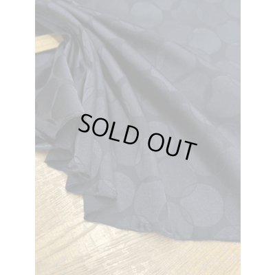 画像5: 生地:ポリストレッチサテンジャガード織り(紺)