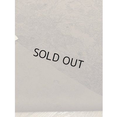 画像3: 生地：ジーナ糸ポリエステルデシン花柄（茶／黒）