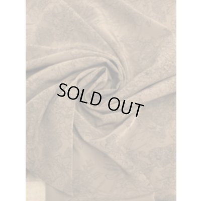 画像6: 生地：ジーナ糸ポリエステルデシン花柄（茶／黒）