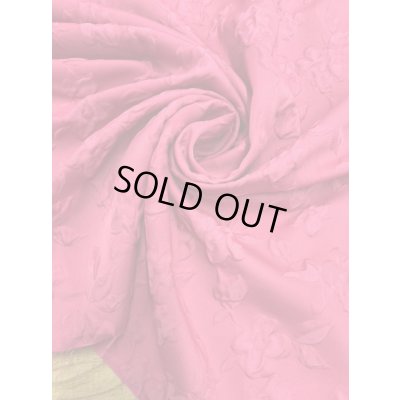画像6: 生地：ポリエステル100％凹凸エンボス加工フラワー調（ピンク）