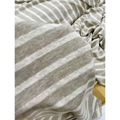 画像9: 生地：麻100％霜降り天竺ニット（ベージュ／グレージュ）