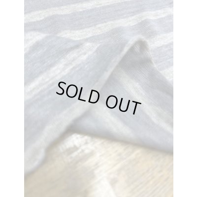 画像4: 生地：麻100％霜降り天竺ニット（グレー／グレージュ）