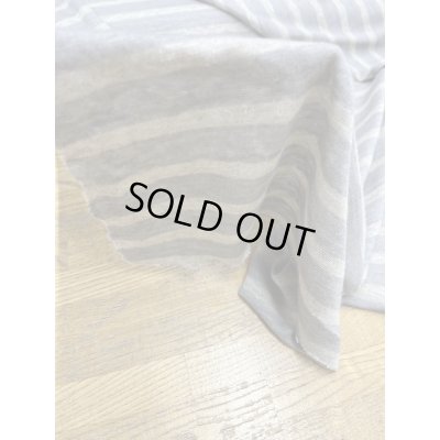 画像7: 生地：麻100％霜降り天竺ニット（グレー／グレージュ）