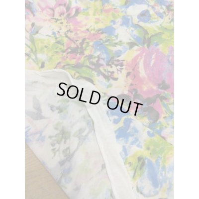 画像3: 生地：綿レーヨンボタニカル柄カラフルニット（オフ地）