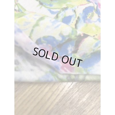 画像4: 生地：綿レーヨンボタニカル柄カラフルニット（オフ地）